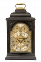 A small Swiss Louis XVI ebonised quarter striking bracket clock, DuComun, circa 1780 | ArtListings