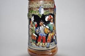 Marzi & Remy | Dining | Vtg Marzi Remy German Beer Stein 8 L Stoneware Raised Relief 2796 Barware | Poshmark