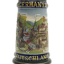 Vintage German Beer Mug.tavern Scene German Beer Mug. - Etsy India