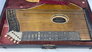 Sold at Auction: Antique Max Osterode Zither in Wood Case