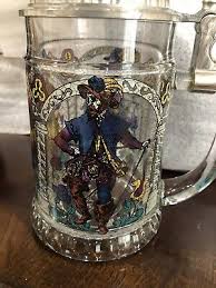 Vintage Alfred Taube Vohenstrauss Glass Beer Mug Stein With Lid.. | eBay