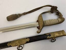 Japanese Naval WWII Sword -WW2 Bringback/IJN/Navy ANCHOR ...