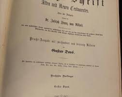 Circa 1900 German Book Set DIE HEILIGE Schrift(bible) 200 ...