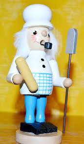 Vintage Christmas Smoking Man Wanderer 70s Wood Retro Santa ...