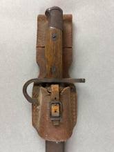 Sold at Auction: WW2 Japanese Arisaka Rifle Bayonet with ...
