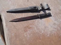 WWII German K98 Bayonet w scabbard & gfg frog J.Sch Dated ...
