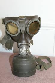 Original WW2 German Army M38 Rubber Gas Mask w/FE42 Filter, Named, #'d & 1942 d. | #3786860529