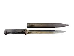 WWII German S84/98 Bayonet & Matching Scabbard Mauser ...