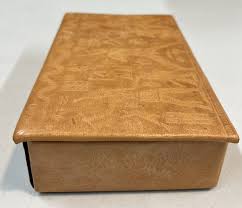 Egyptian Embossed Jewelry Box in Natural Leather Taffeta ...