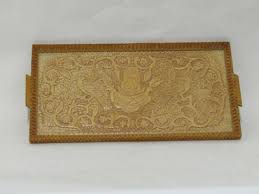 Handcarved Vintage Wooden Serving Tray: Greek Folk Art ...