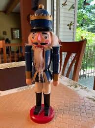 Vintage 14" French Soldier Wooden Nutcracker | eBay