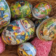 Classic German Paper Mache Fillable Eggs – At Home Store ...