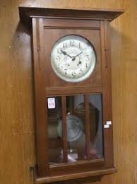 East German Walnut Richard Muhle Wall Clock: