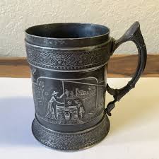 Antique 1900's Reed & Barton Silver Plate Childs Tankard ...