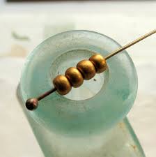 Antique Brass Czech Glass Seed Beads: 4mm Matte Metallic ...