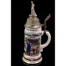 Sold at Auction: 1912 Regimental No.12 & 8 Stein Military ...