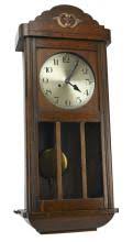 Sold at Auction: Vintage Glass Front Case Clock
