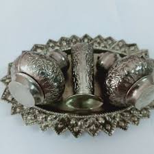 Silver Plate Set Salt pepper Toothpick Shakers Engraved ...