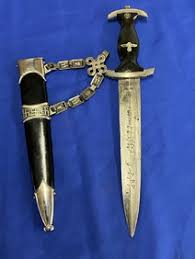 Wwii German Ss Honor Dagger With Scabbard