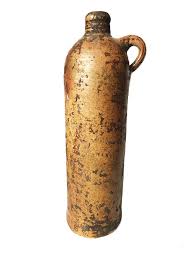 Antique Stoneware German Bottle Nassau Clay Apollinis Brunnen MIneral Water | Chairish