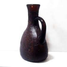 Vintage Spanish Wrapped Leather Pitcher Jug JEYPE Spain ...
