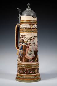 Sold at Auction: METTLACH 3.3-LITER STEIN BY HEINRICH SCHLITT