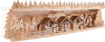 Illuminated Stand Christmas Market (75×20×15 cm/29.5×7.9 ...