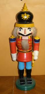 Vintage Large Hand Painted Wood Wooden Swordsman Christmas Nutcracker | eBay