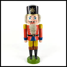 Erzgebirge Nutcracker Guard Soldier Miner 1960s Vintage large 14 . For Sale at Ruby Lane
