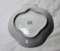 Antique Noritake Morimura Clam Shell Dish With Orange Roses ...