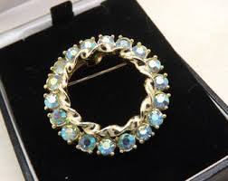 A Very Fine Period Round Design Vintage Jewelry Brooch Made ...