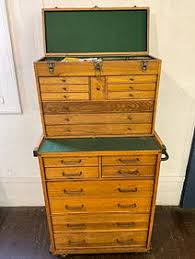 Antique Stanley Tool Chest & Contents