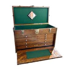 H. Gerstner & Sons Tiger Oak 7-drawer Machinist Tool Box Chest, Gerstner Tool Box, Vintage Tiger Oak Box, Wool Mechanist Chest - Etsy