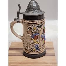 Vintage pequeño Gerz gres cerveza Stein - Etsy España