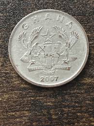 2007 Ghana 50 Pesewas Nickel Plated Steel Actual Coin ...
