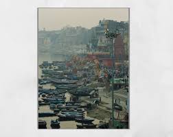 Varanasi Poster India Wall Art - Etsy