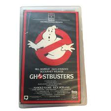 1984 Ghostbusters Beta Tape Betamax Video Clamshell Case ...