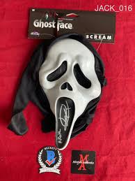JACK_016 - Ghostface (Fun World) Mask Autographed By Jack ...