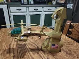 US Army Toy 1995 Toy State Apache Industries Helicopter ...