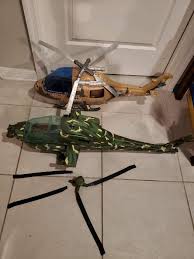 Toy Century Helicopter 31"L Unbranded Helicopter 37"L Parts ...