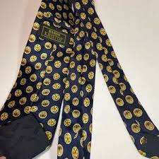 Accessories | Navy Blue Geometrical Tie | Poshmark