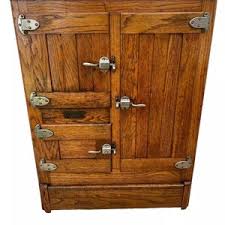Antique Ice Box Cavalier Furniture TN Three Storage Cabinets Oak Ready to Use - Etsy