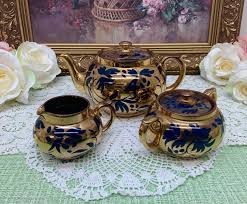 Gibson Teapot With Cream and Sugar - Etsy