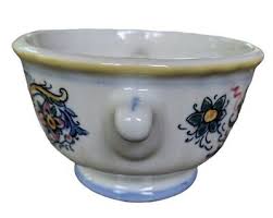 Vintage Hall Pottery Soup Cereal Bowl Ceramic Winged Floral ...