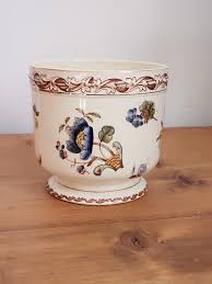 Small Cream Ceramic Flower Pot, Romantic Home Decor, French ...