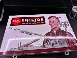 VTG 50th Anniversary 1909-1959 Gilbert Erector Rocket Launcher Set Plus More | eBay