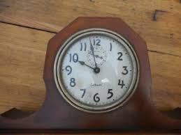 Vintage William Gilbert Wind Up Clock Wood Mantel Shelf ...