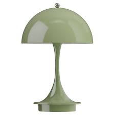 Panthella 160 Portable Lamp, Moss green | Louis Poulsen | by ...