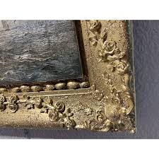 Hans Wacker-Elsen Germany, Antique Oil on Canvas Seascape ...