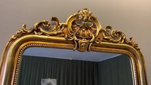 Gilded Vintage Mirror, Handcrafted Gold Leaf Solid Wood ...